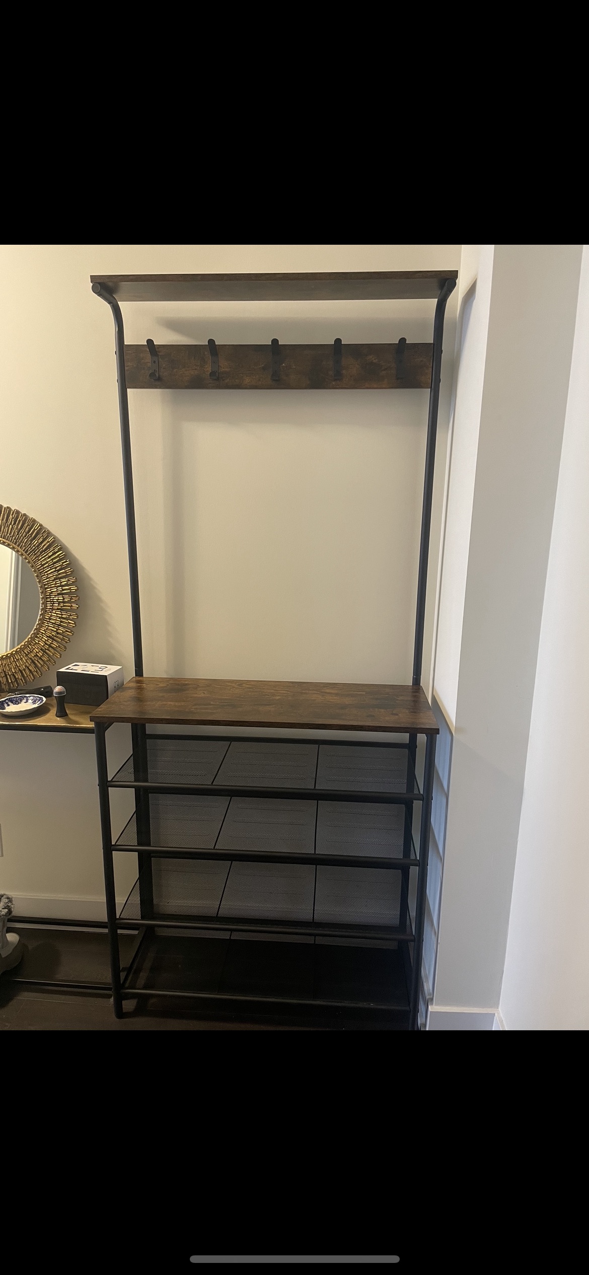 Wardrobe with Shoe Bench, Coat Rack thumbnail