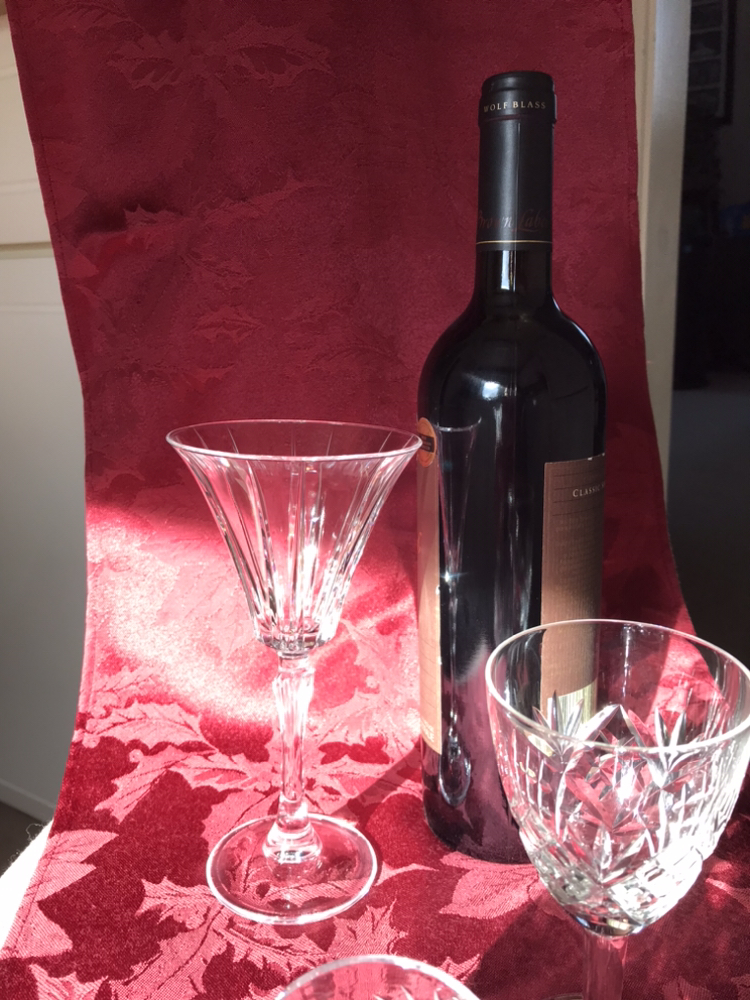 Crystal wine/cocktail glasses - photo 3