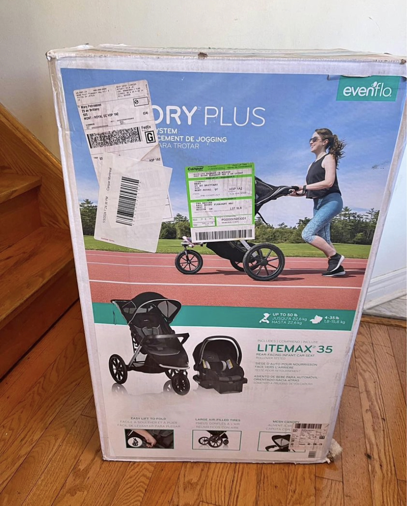Evenflo Victory Plus Travel system with Lite Max Infant Car Seat thumbnail