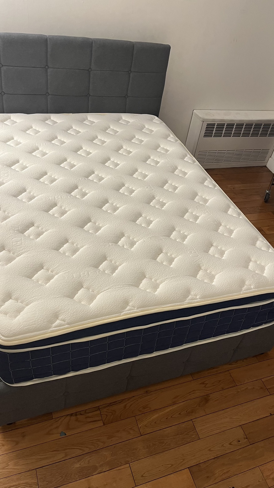 Full size bed with brand new mattress