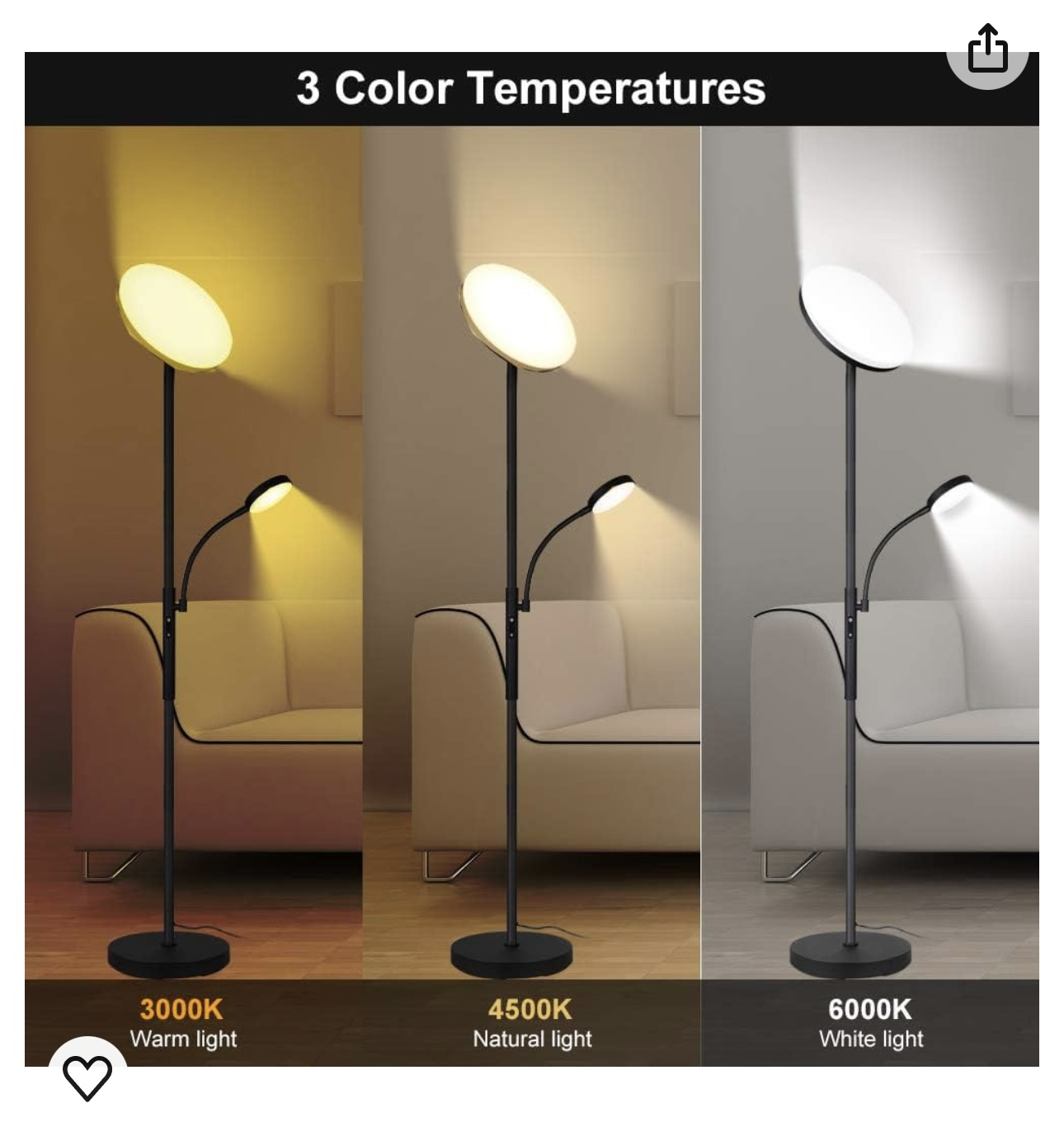 Floor Lamp LED Floor Lamp (originally $105.99) image indicator(2)