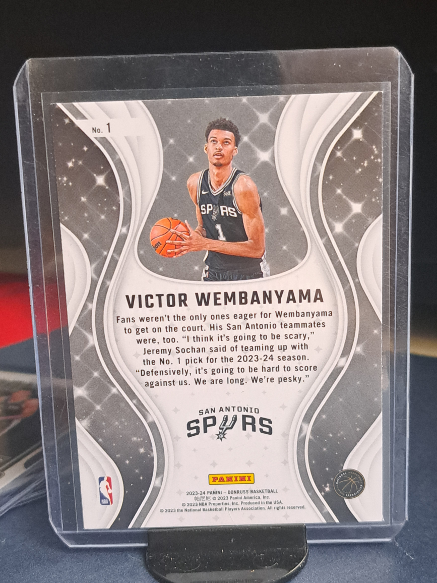 NBA Card- Victor Wembanyama #1 Rookie Magicians - photo 2