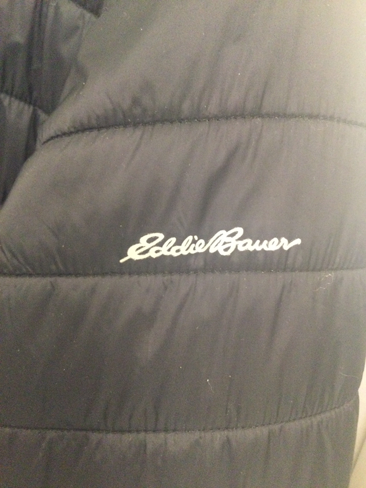 Like New Eddie Bower Mens Black Jacket, Size "Large" and “Gloves - photo 4