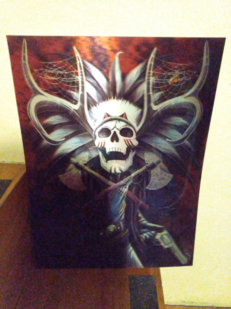 prints, pictures of skulls, skeletons in 3D and 4D image indicator(5)