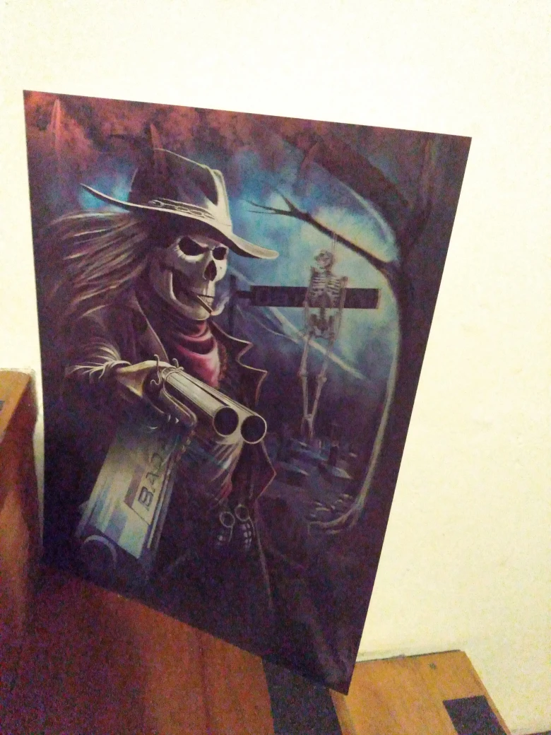 prints, pictures of skulls, skeletons in 3D and 4D image indicator(6)