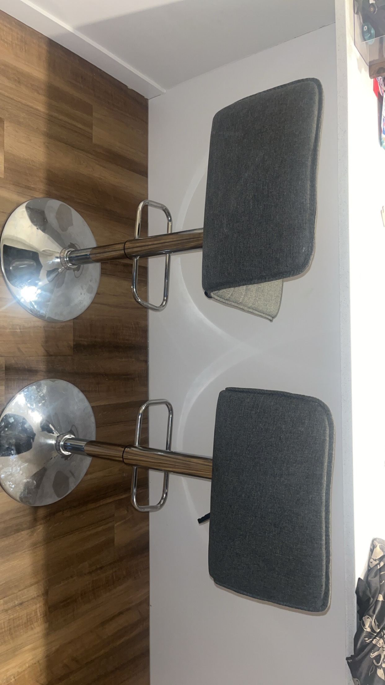 Non-Slip Adjustable Cotton Bar/Dinning Stools with Back Support - photo 2