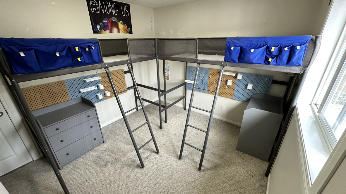 Ikea Loft Beds w/ Chests of Drawers (Two sets available)