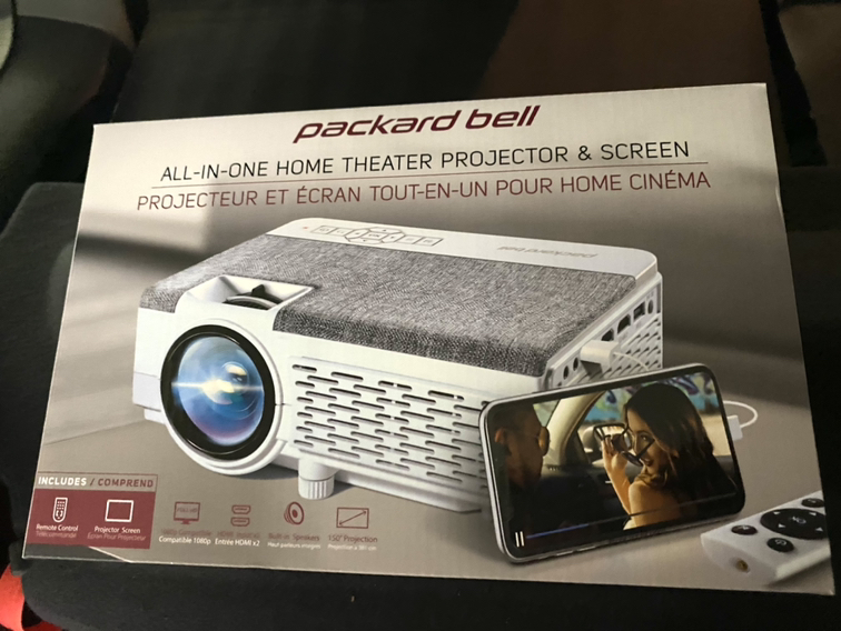 Home Theatre Projector and Screen