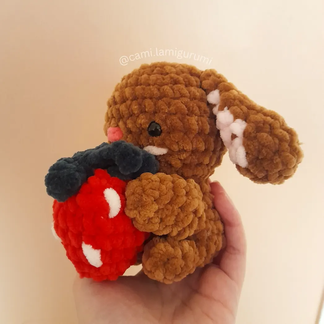 Little Bunny with Strawberry thumbnail