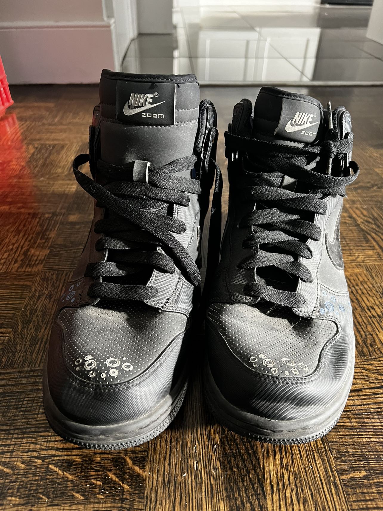 Rare nike high dunk supreme 2008 Beijing Olympic shoes - photo 2