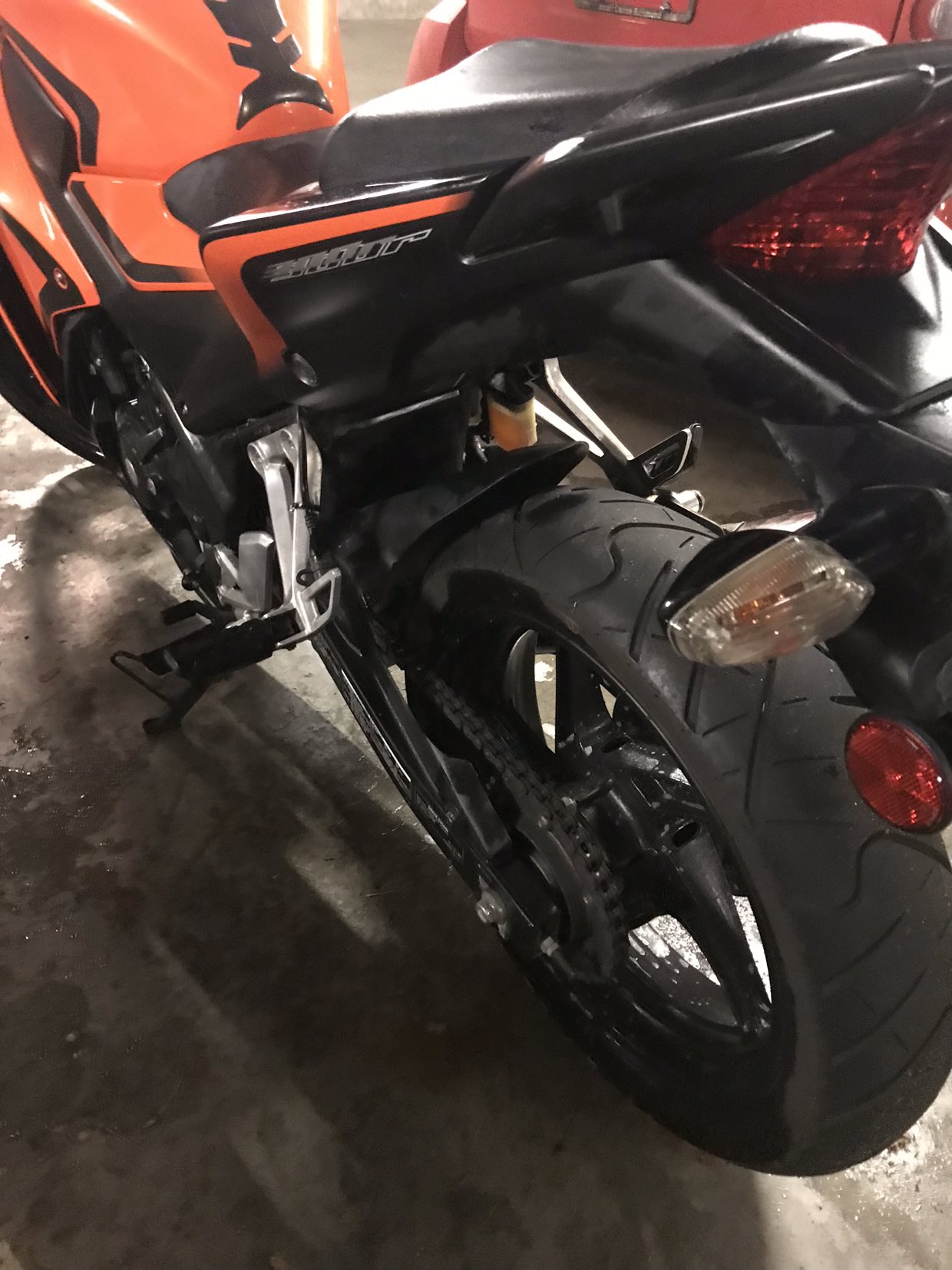 2017 Honda CBR 300R Candy Orange rare now image indicator(9)