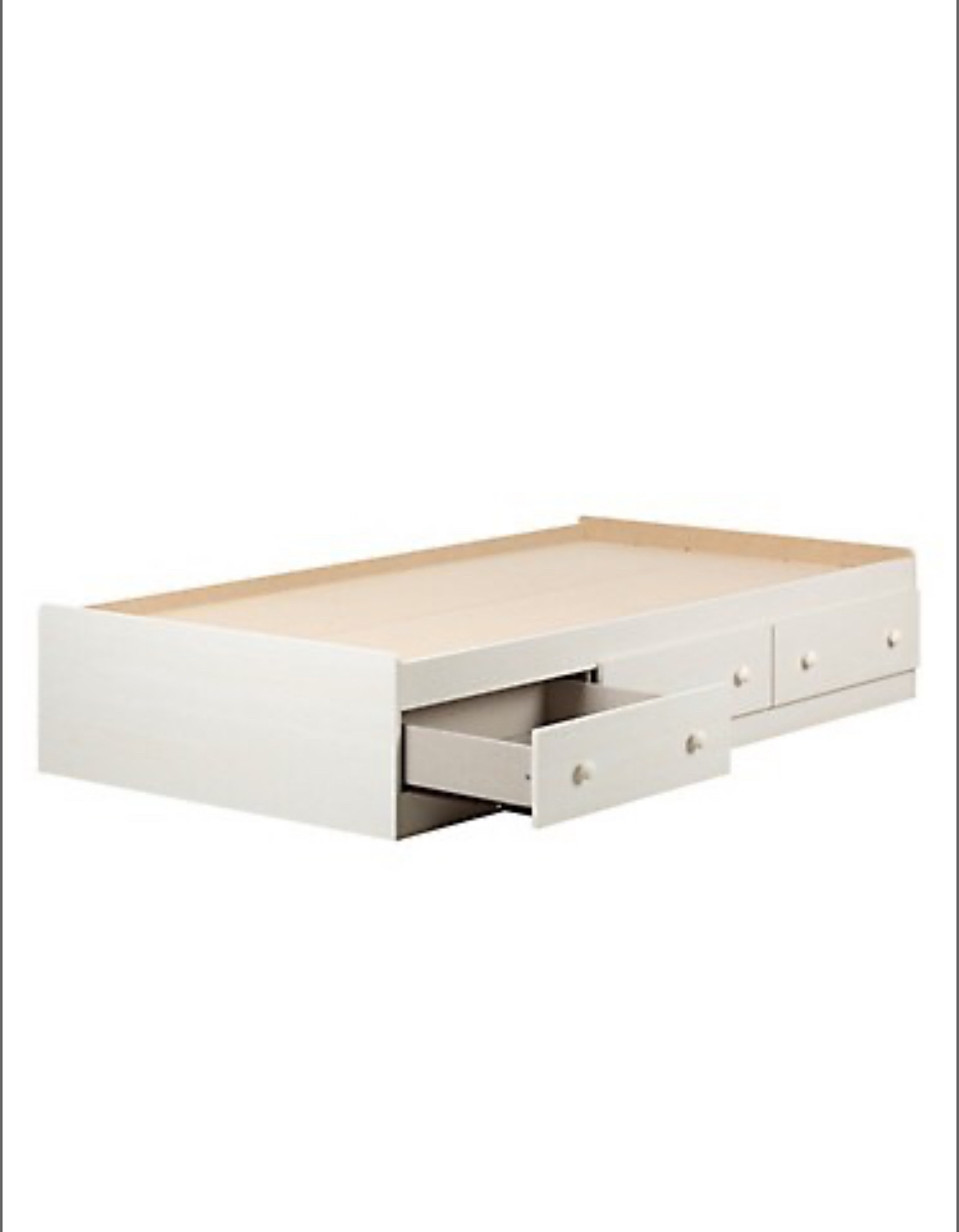 Bed frame Twin with Drawers - photo 3