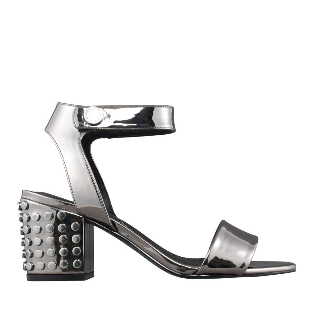 Kendall  & Kylie metallic shoes with stud heels image indicator(3)