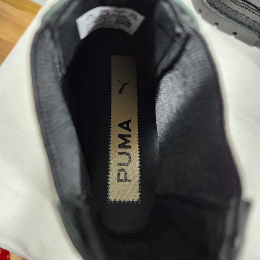 PUMA Mayze Chelsea Black Leather Platform Sneaker Boots. 🥕 image indicator(7)