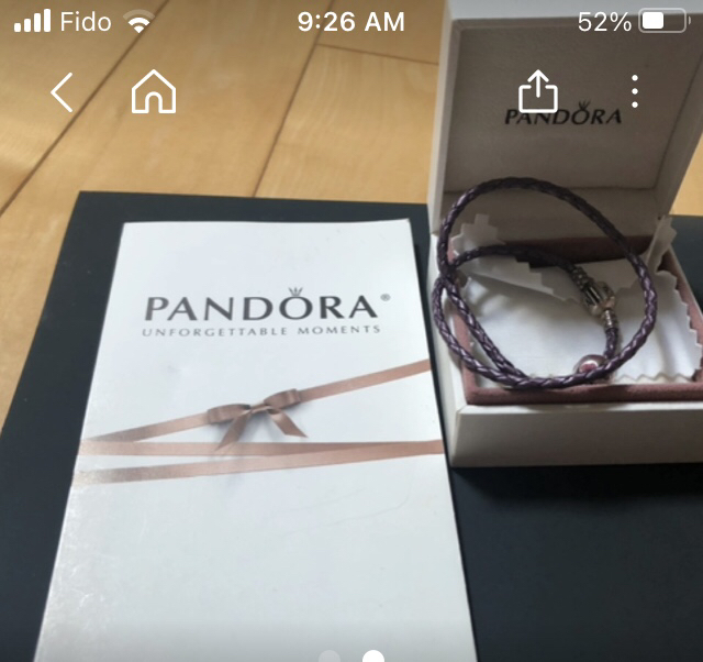 💜Pandora Bracelet Leather