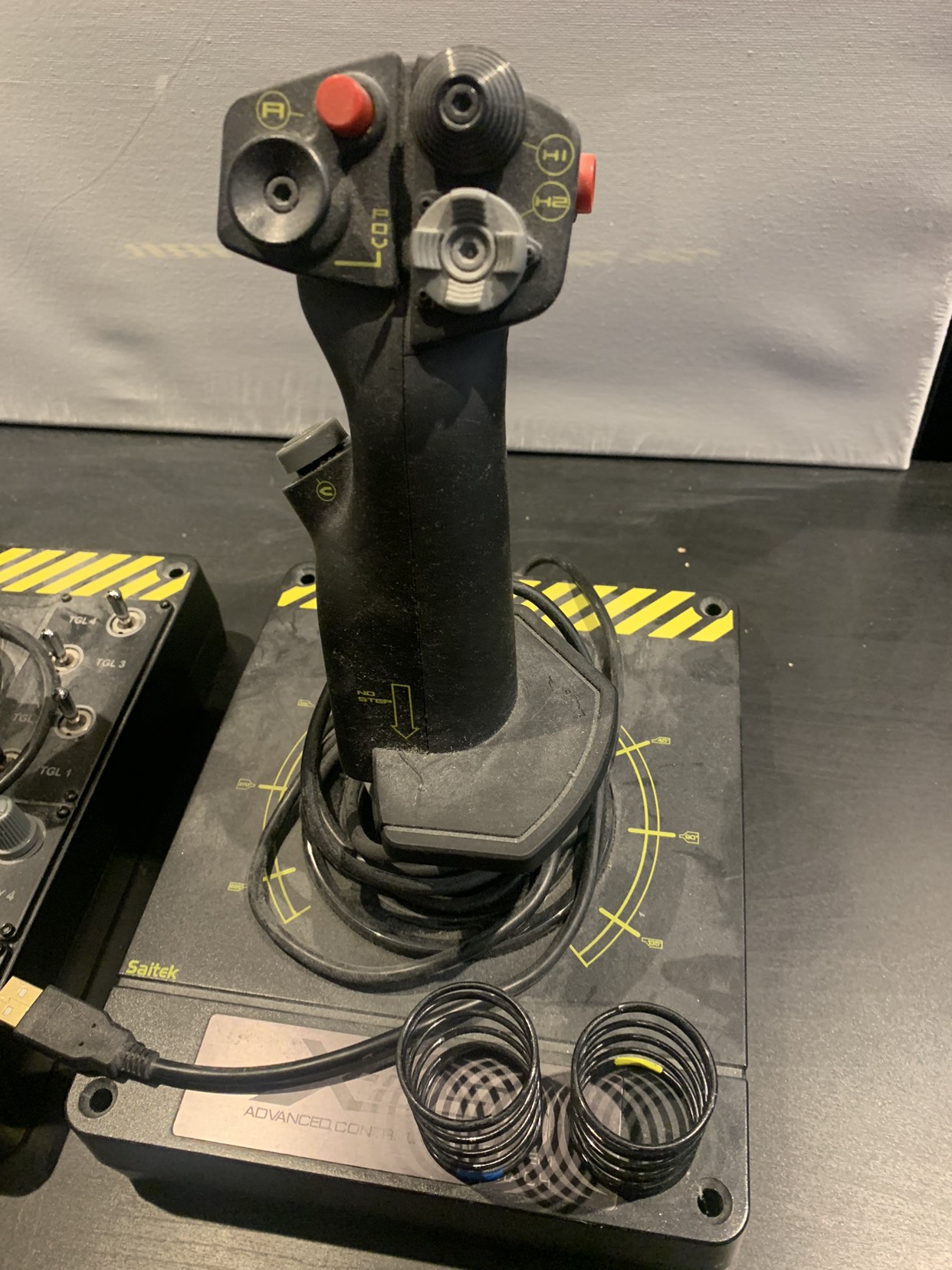 Saitek x-55 Rhino Joystick Flight Stick - photo 3