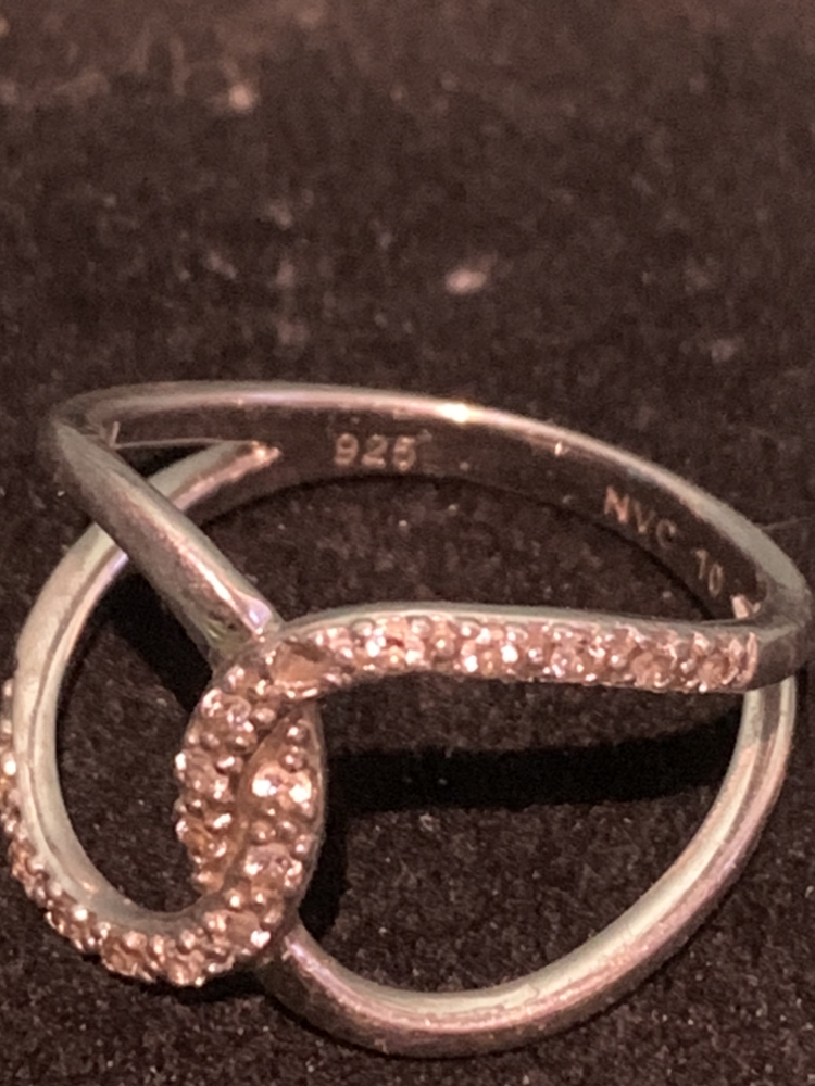 .925 Sterling Infinity Ring 🥕 thumbnail