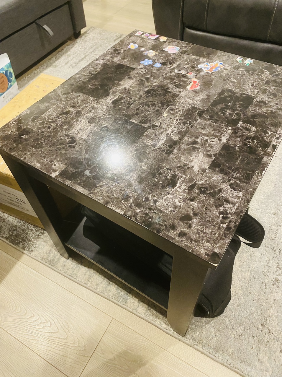 Brand new coffee table with two side stools - photo 2