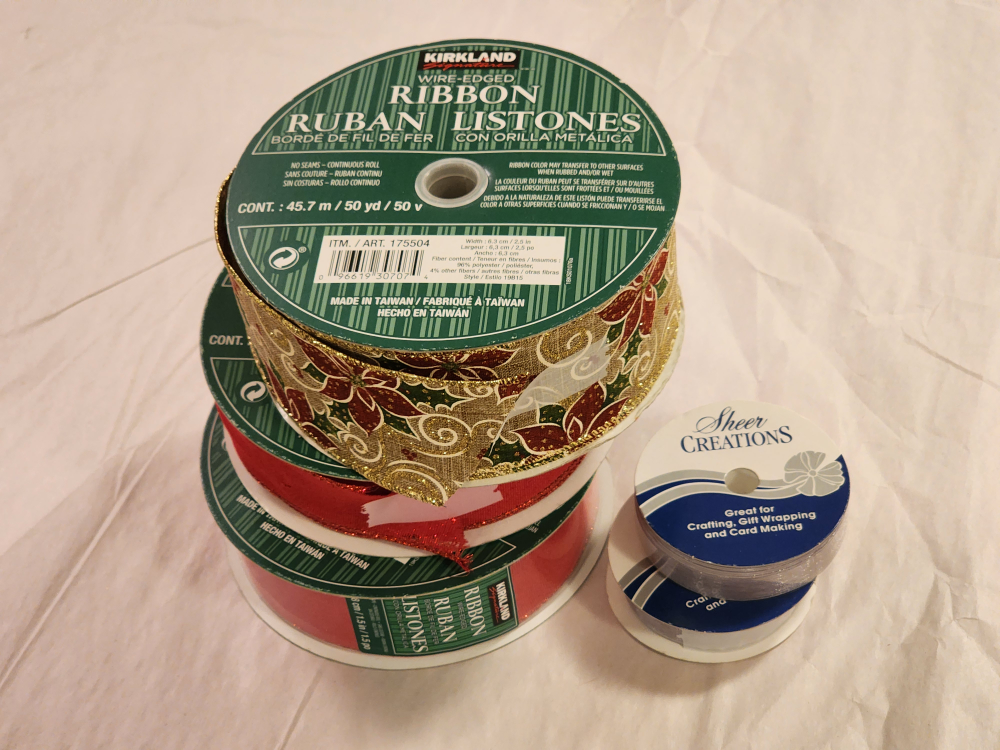 Christmas ribbons #freecycle