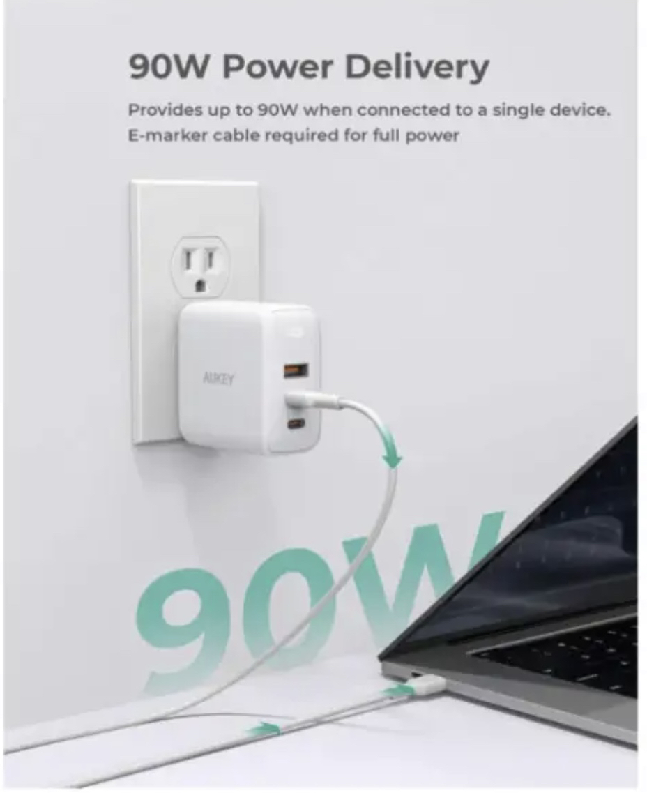Omnia Mix3 90W 3-Port PD Charger High Speed Charger - photo 4