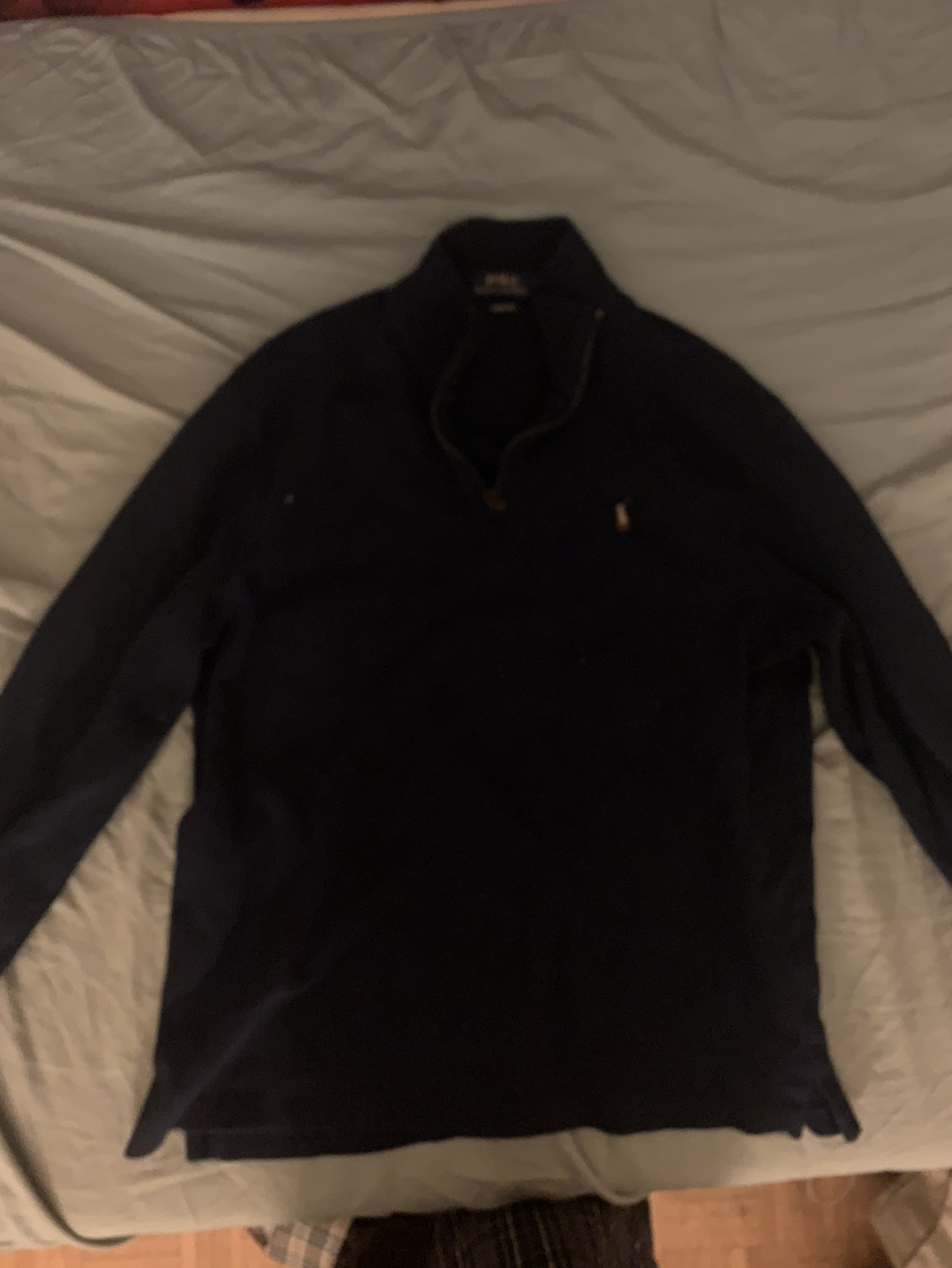 Polo half zip sweater thumbnail