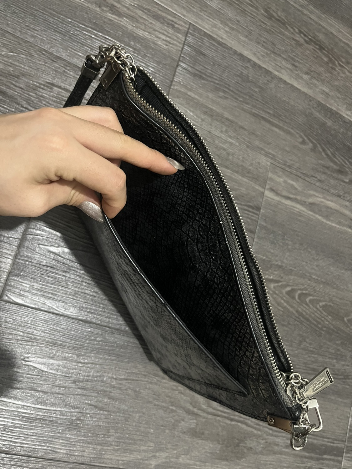 Metallic Silver bag - photo 3