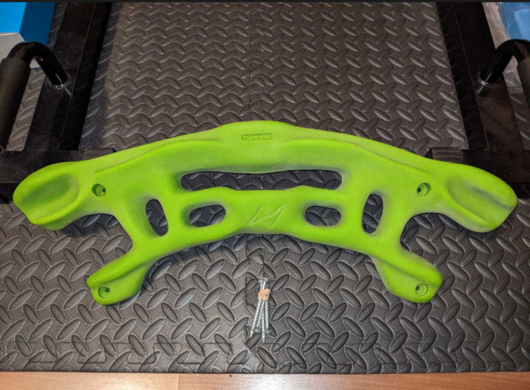 Rock climbing hangboard (Nicros Warrior Board)