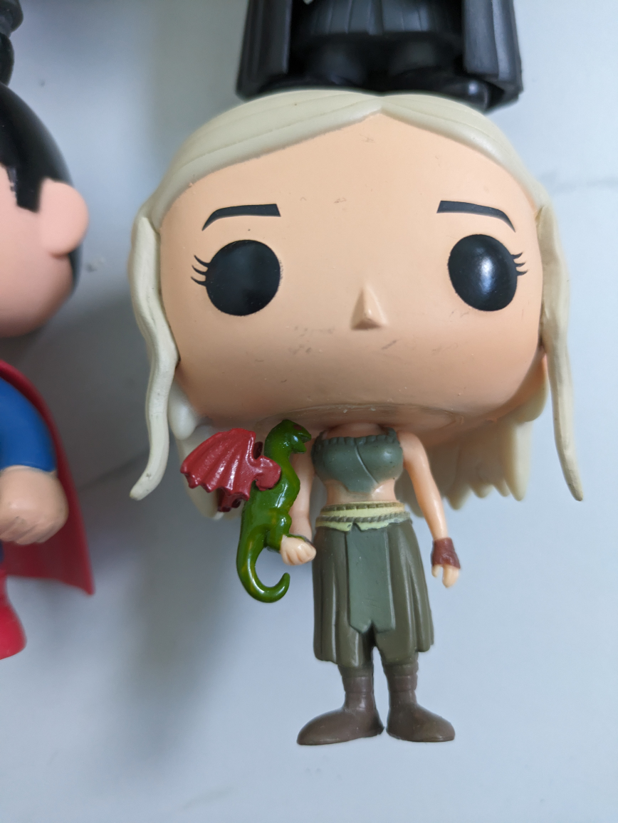 Unboxed Funko POP Figurines Superman & Game of Thrones image indicator(5)