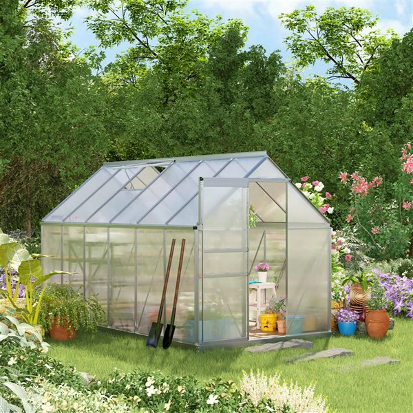 10' x 6' x 6.4' Walk-in Garden Greenhouse