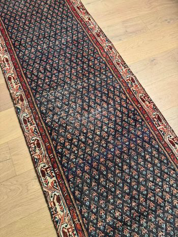 2’5” x 9’9” Vintage Handmade Persian Arak Runner Rug - photo 2