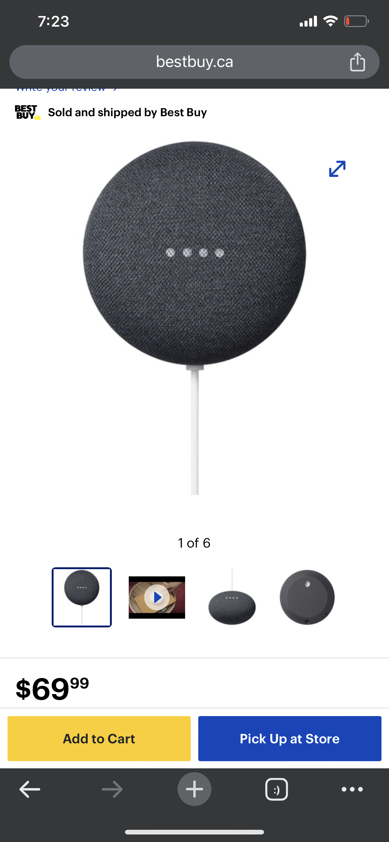 Google Nest Mini- Unopened Box - photo 2