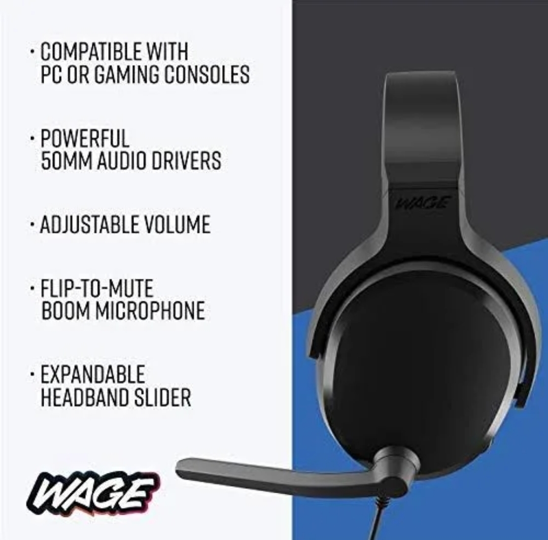 🏈Wage Pro Over-Ear Wired Gaming Headset image indicator(3)