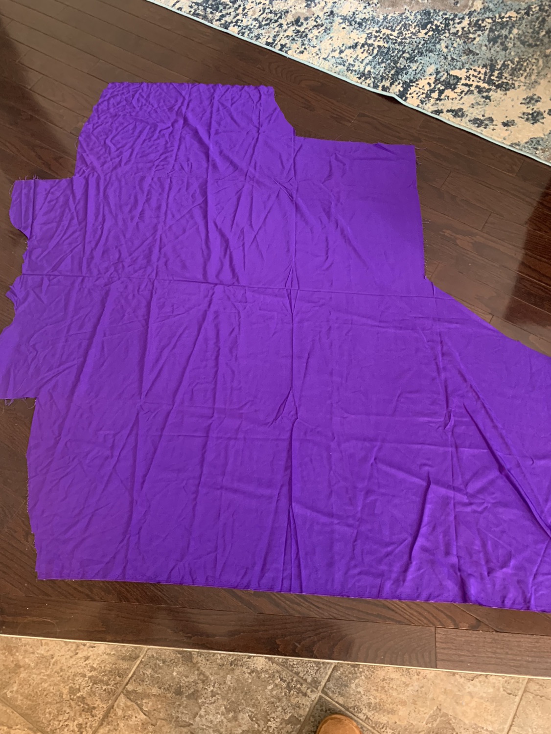 #Freecycle Purple Fabric - photo 3