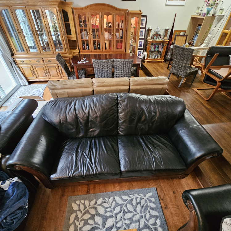 sofa set leather