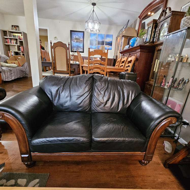 sofa set leather - photo 2