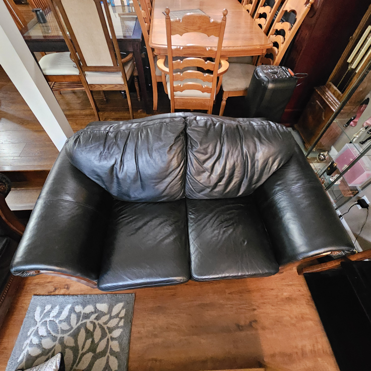 sofa set leather - photo 4