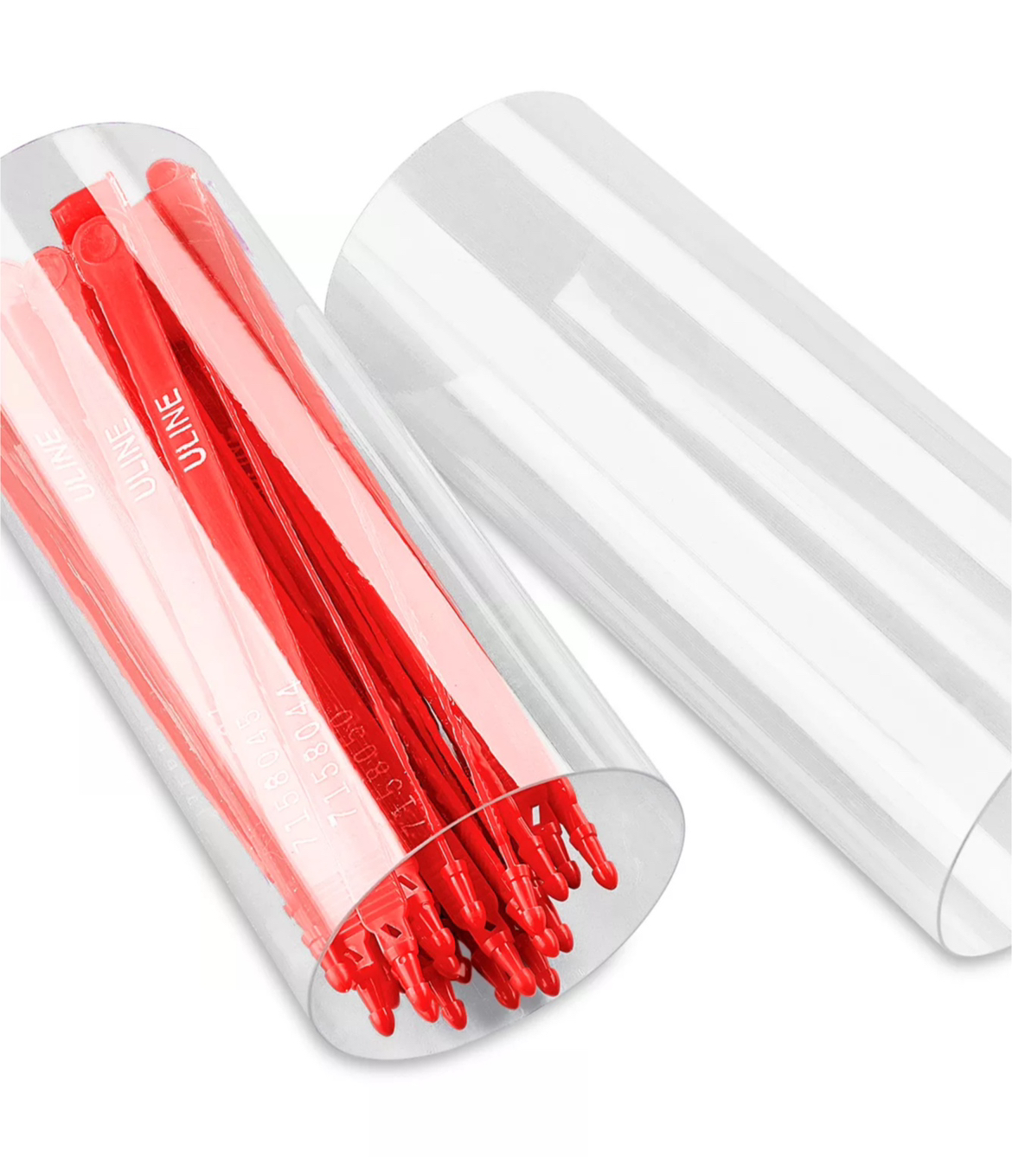 3x6" Clear Plastic Tube #freecycle