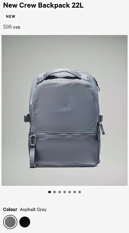 Lululemon 22L Backpack image indicator(2)