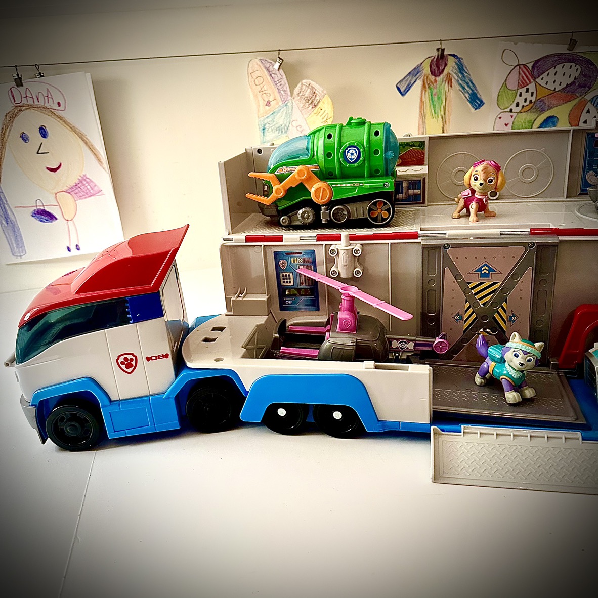 Paw Patrol Transport Truck and multiple figurines and vehicles - photo 2