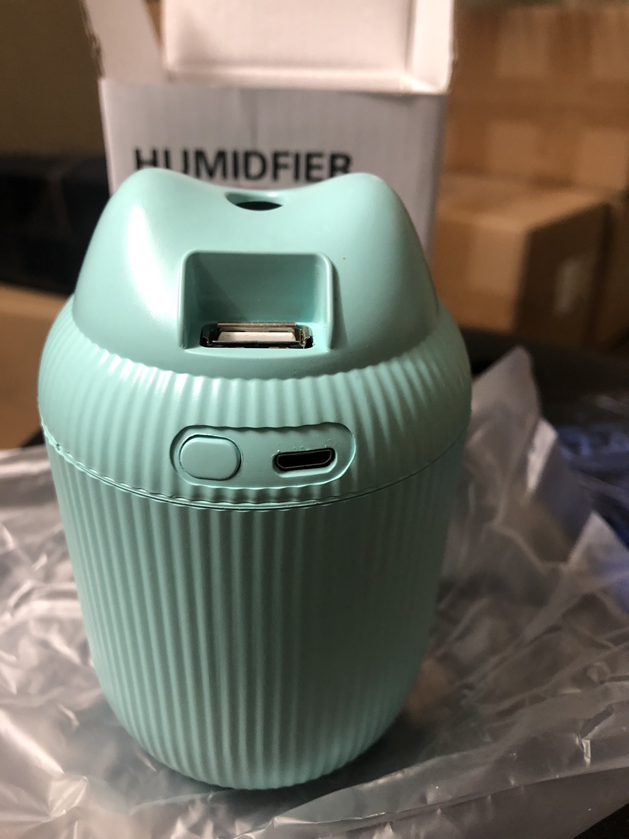 portable humidifier,USB,220ML, 🌸barand new in box🌸 image indicator(4)