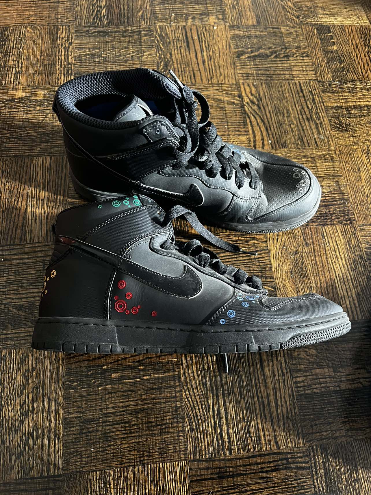 Rare nike high dunk supreme 2008 Beijing Olympic shoes