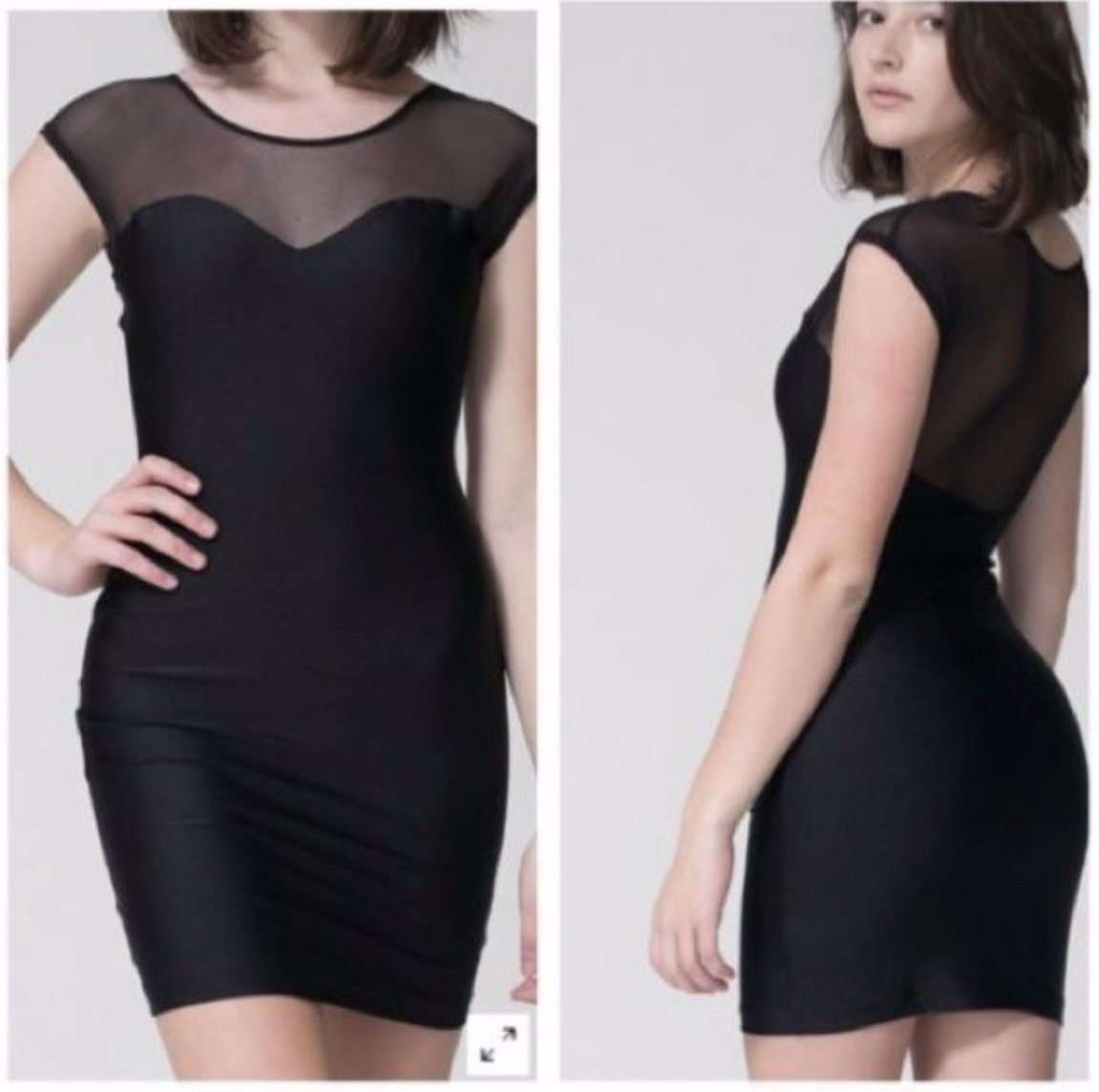 American Apparel Sheer Sweetheart Bodycon Dress - photo 4