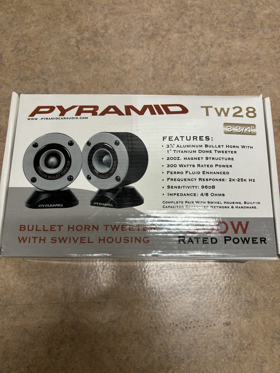 Pyramid TW28 car audio tweeters 300W thumbnail