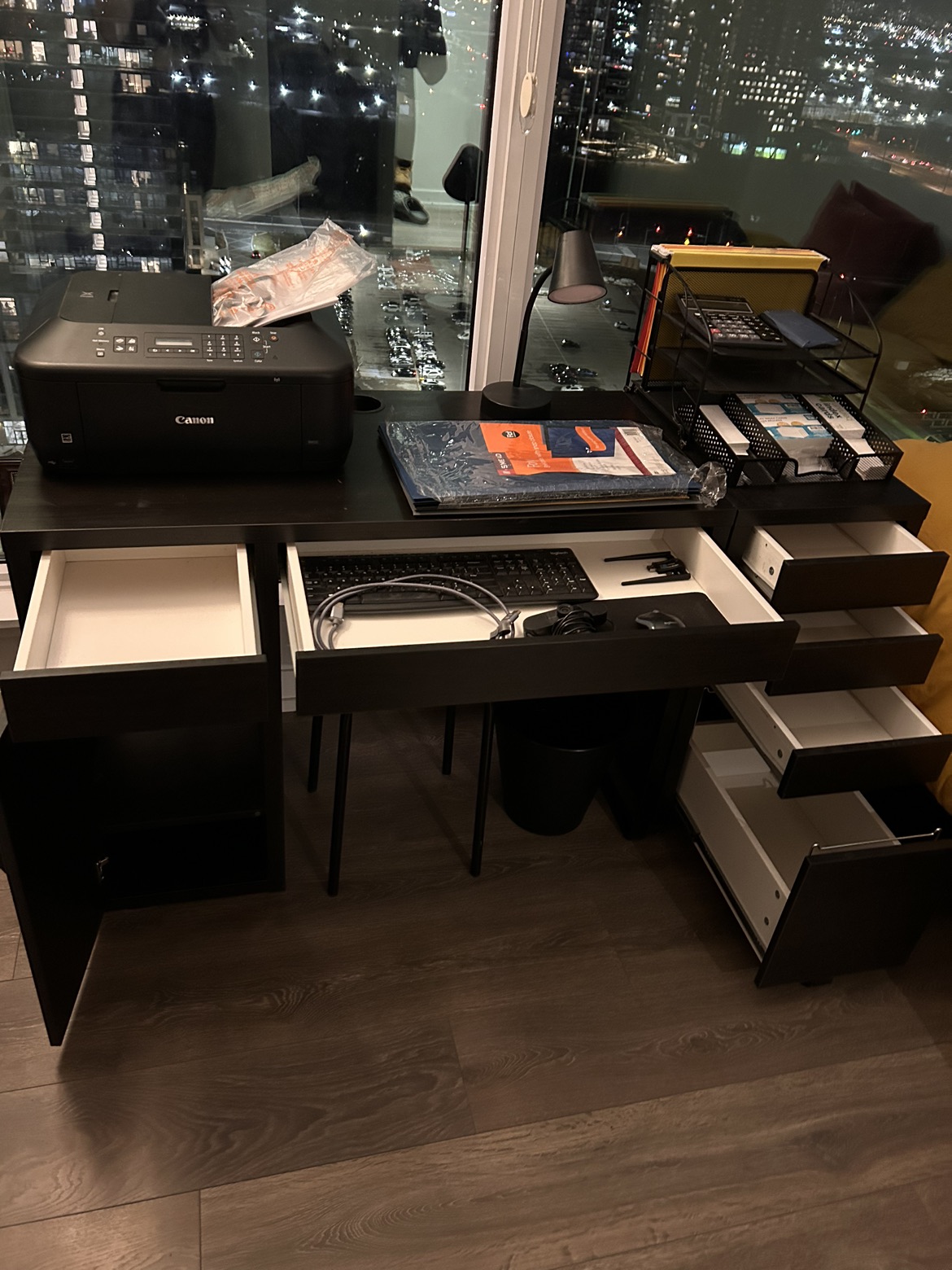 IKEA MICKE Desk + MICKE Storage unit image indicator(10)