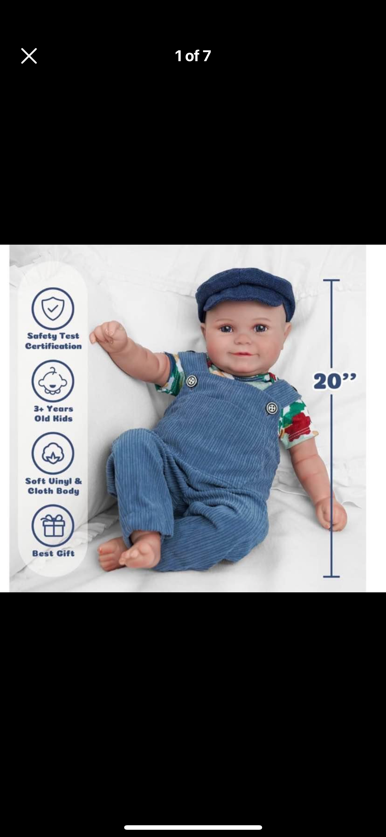 Brand New Realistic Lifelike Baby Doll thumbnail
