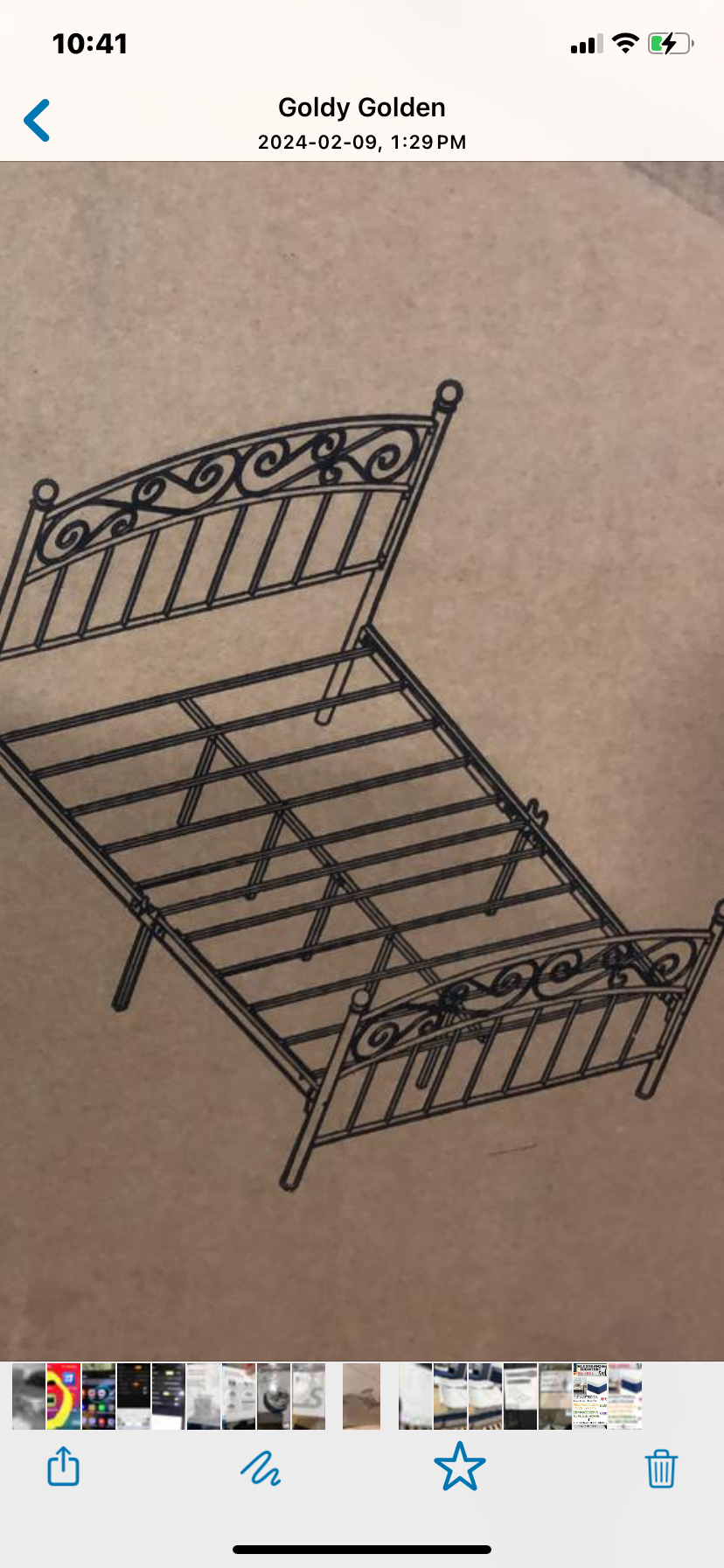 Brand new in box metal queen bed heavy duty. - photo 4