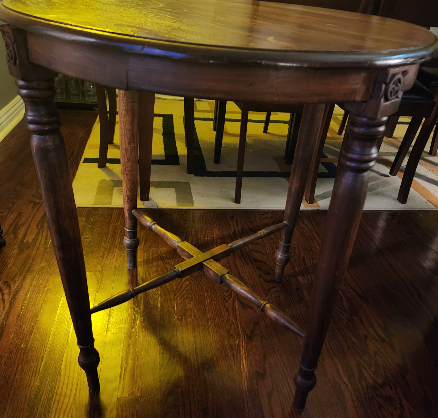 Round Wood Table - photo 2