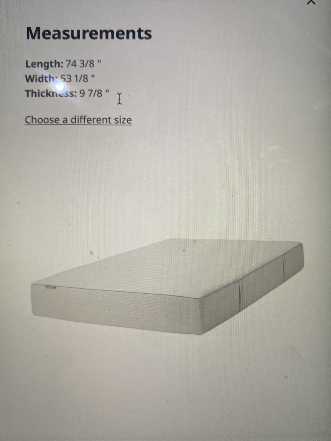 MATTRESS FULL/ DOUBLE- IKEA - photo 3