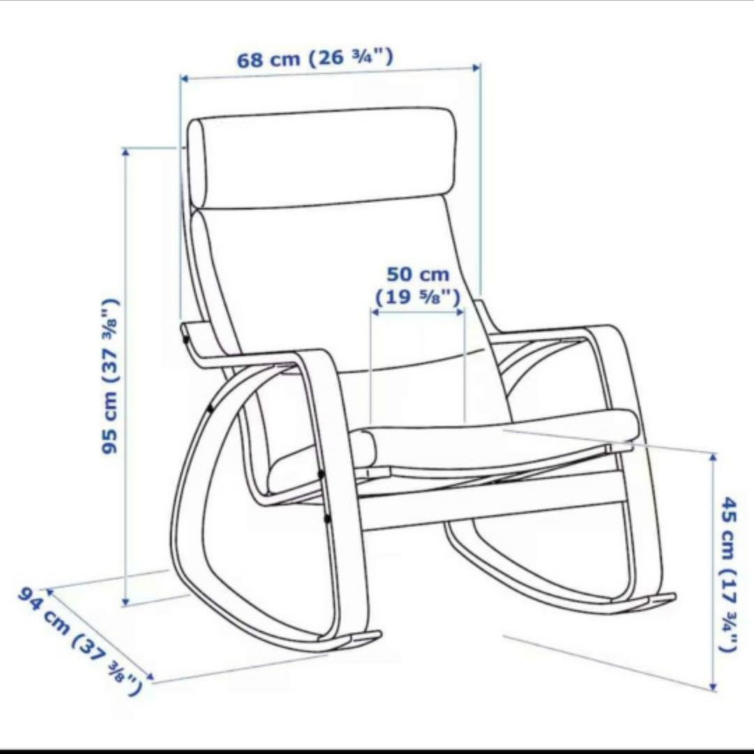 IKEA Poang Rocking Chairn - photo 3