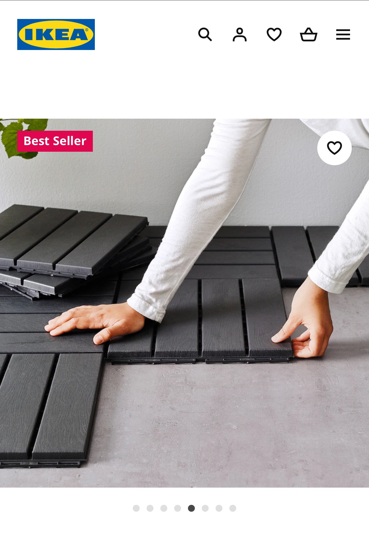 Moving Sale- Ikea outdoor tiles 54 pieces thumbnail